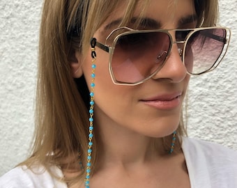 Accessories Sunglasses & Eyewear Glasses Chains Pastel Colour Spectacle Chain Glasses Accessories. Mixed Colour Star Glasses Chain Star Glasses / Spectacle Chain White Glasses Chain 