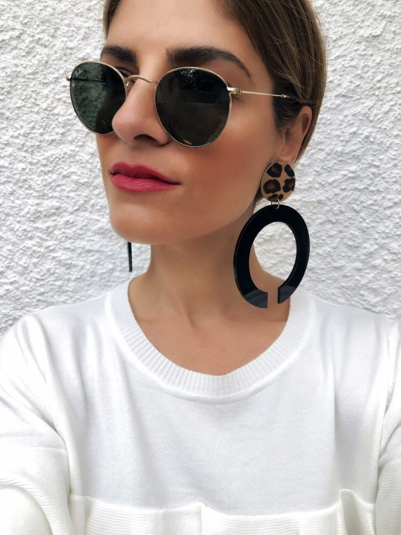 Large Hoop Earrings Clip On Earrings Big Hoop Earrings Etsy