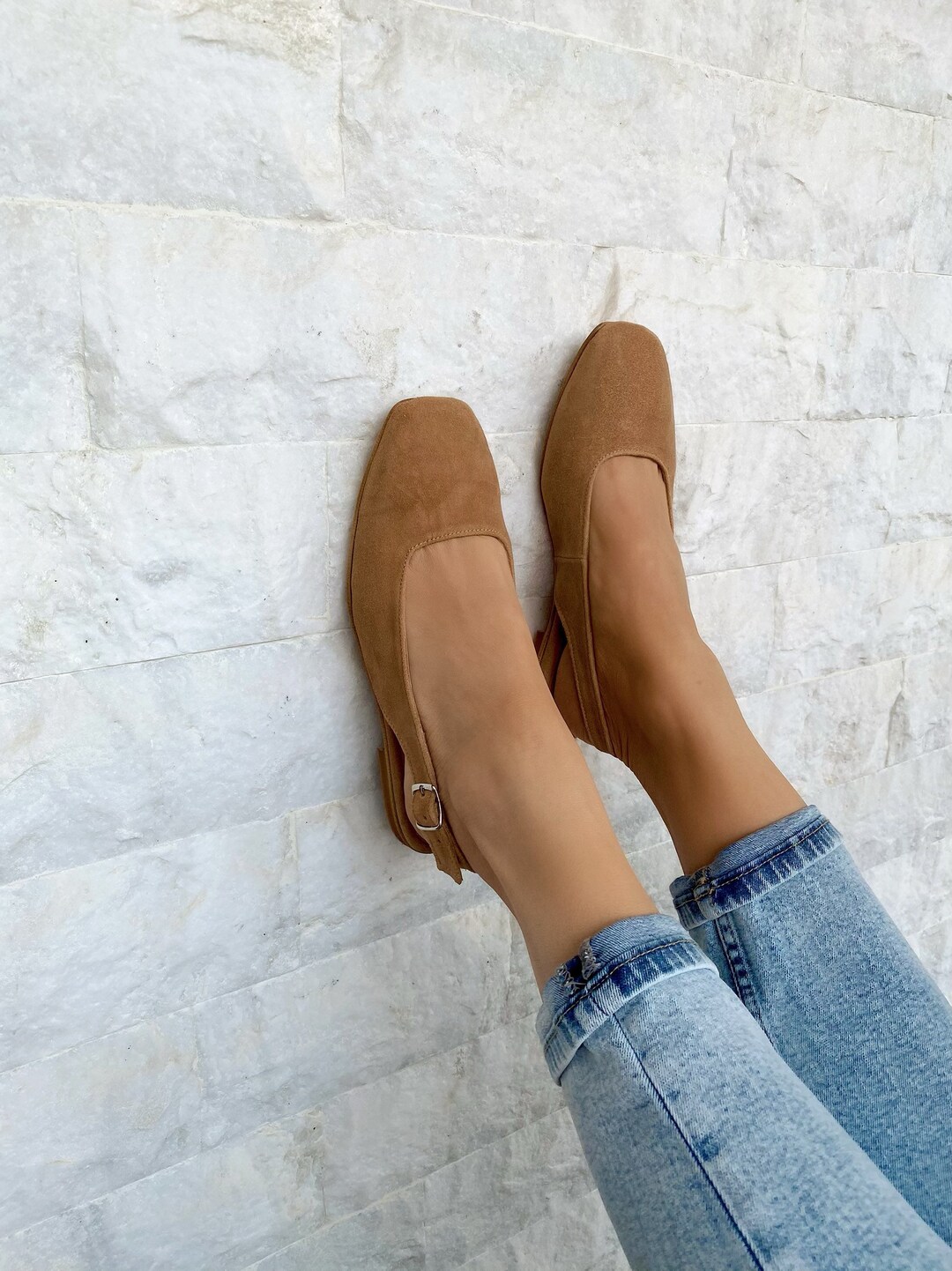 Handmade Suede Mules Slingback Mules Leather Mules Women - Etsy