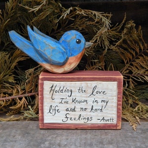 Bluebird Song Block Avett Brothers image 1