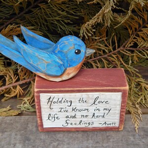 Bluebird Song Block Avett Brothers image 3