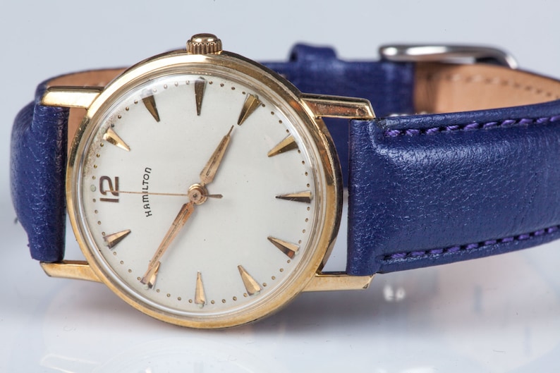 hamilton 10k rgp bezel stainless back