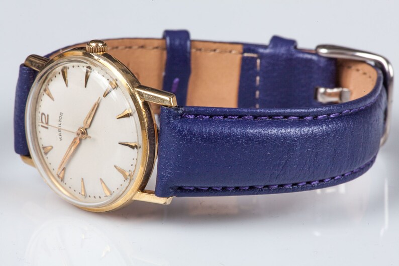 hamilton 10k rgp bezel stainless back