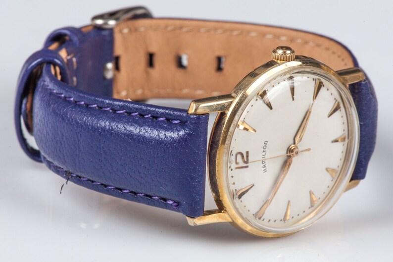 hamilton 10k rgp bezel stainless back