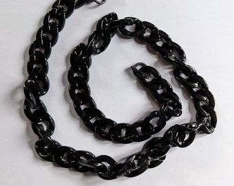 Dark - Black acrylic chunky sunglass/spectacle chain