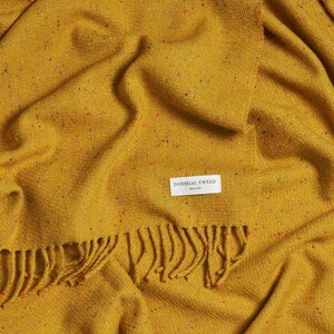 Irish Donegal Tweed 100% Wool Throw | Fintra | Made in Ireland