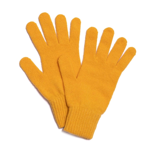Irish Wool Gloves | Yellow | Made in Ireland