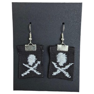 Jolly Roger Earrings The Pirate Outfitters Costume Treasure