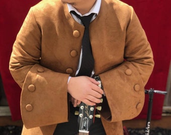 Pirate Coat Pirata TESORO  Aged Timber Suede Sailing Jacket Baroque Overcoat Rococo