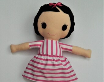 Button Joint Doll PDF Sewing Pattern Easy Rag Doll cloth dolly