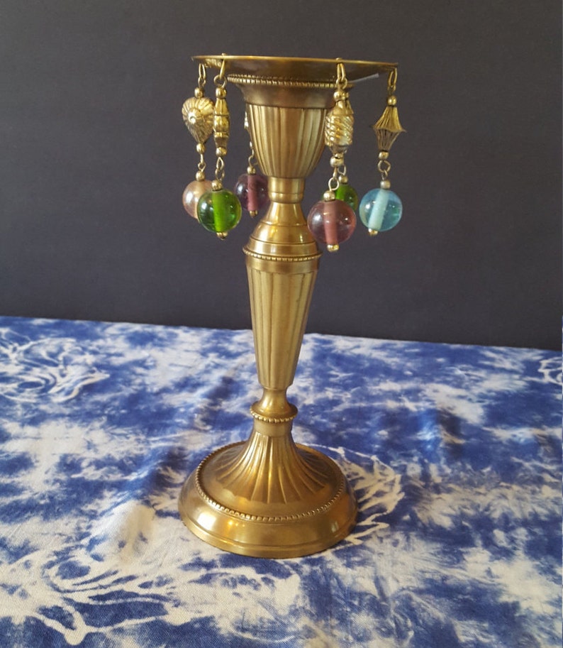 Brass Candlestick Taper Votive Candle Holder Two's Company Etsy