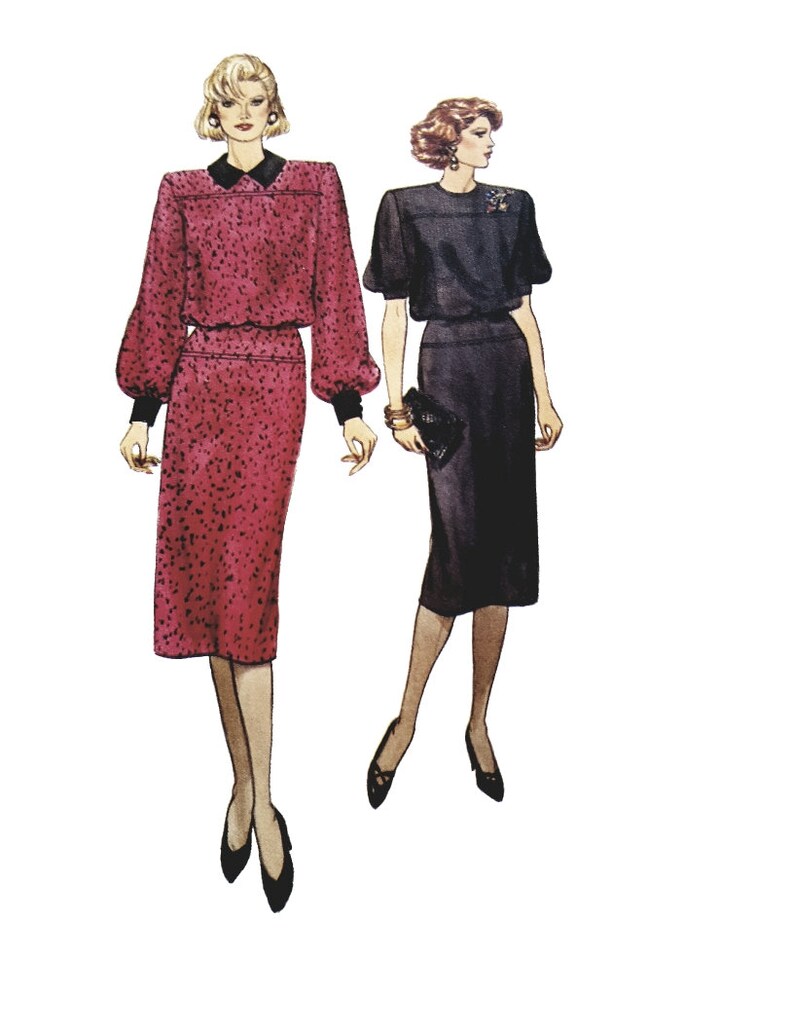 Vintage Vogue Fashion Misses Dress Pattern Uncut Retro | Etsy