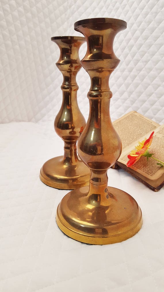 Wedding Decor Rustic Table Decor Boho Candle Holders Vintage Flower