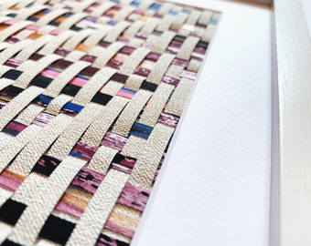 Woven Paper Art Etsy