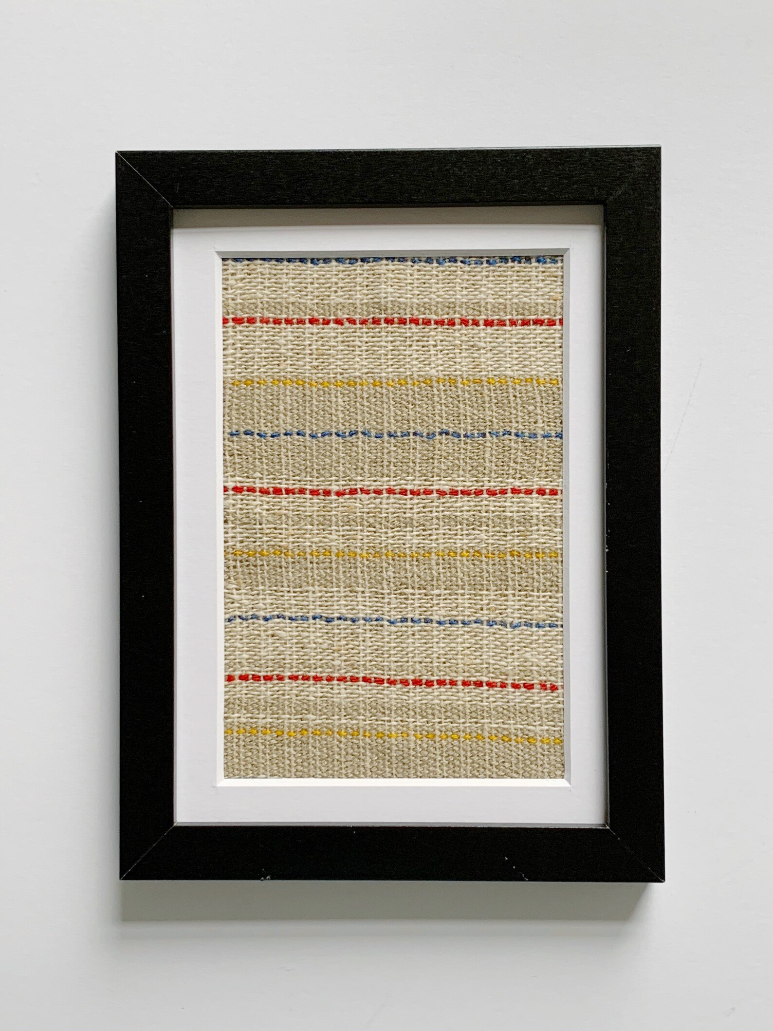 Small Framed Woven Wall Art Textile Art Handwoven Wall Etsy