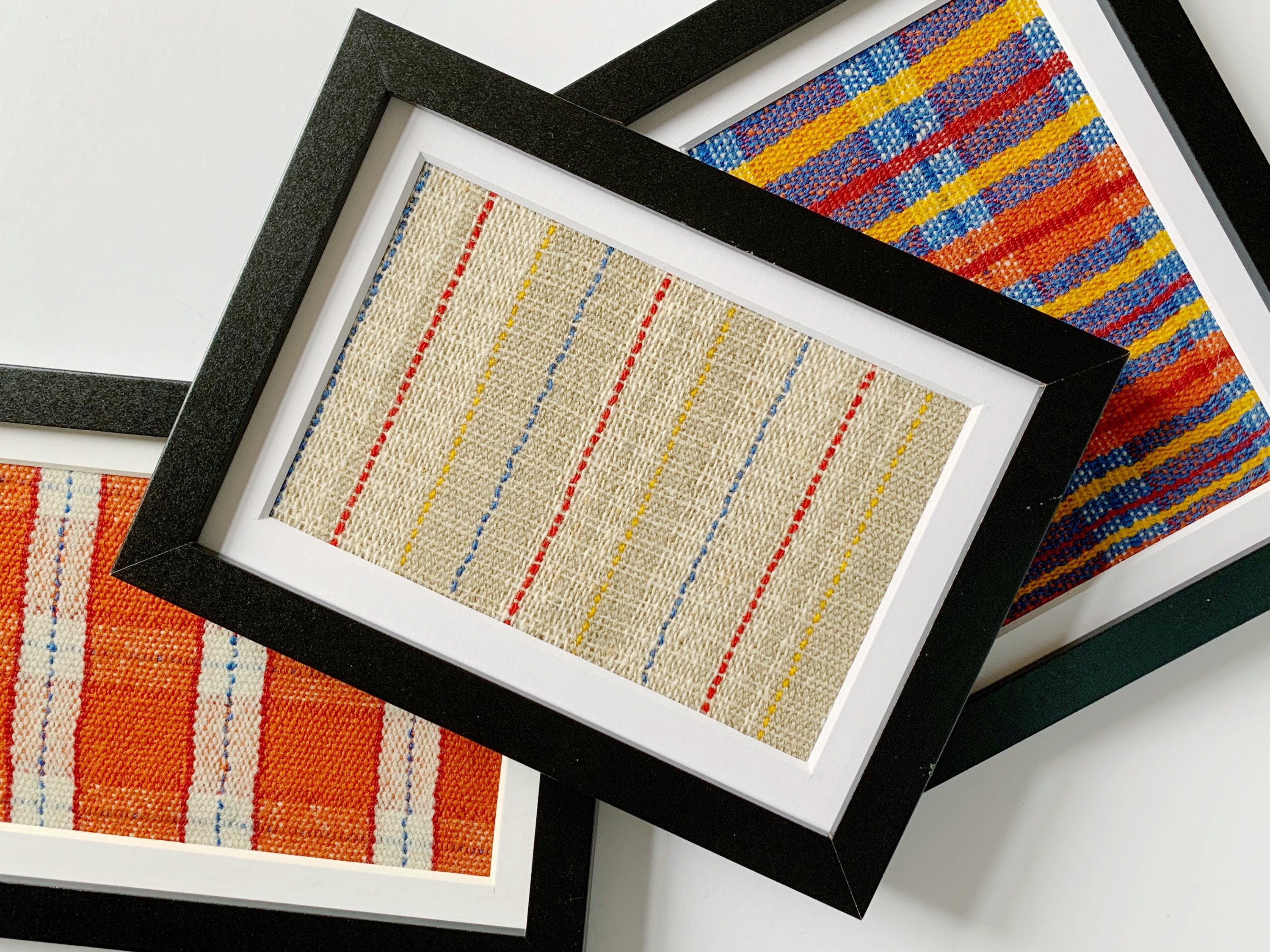 Small Framed Woven Wall Art Textile Art Handwoven Wall Etsy