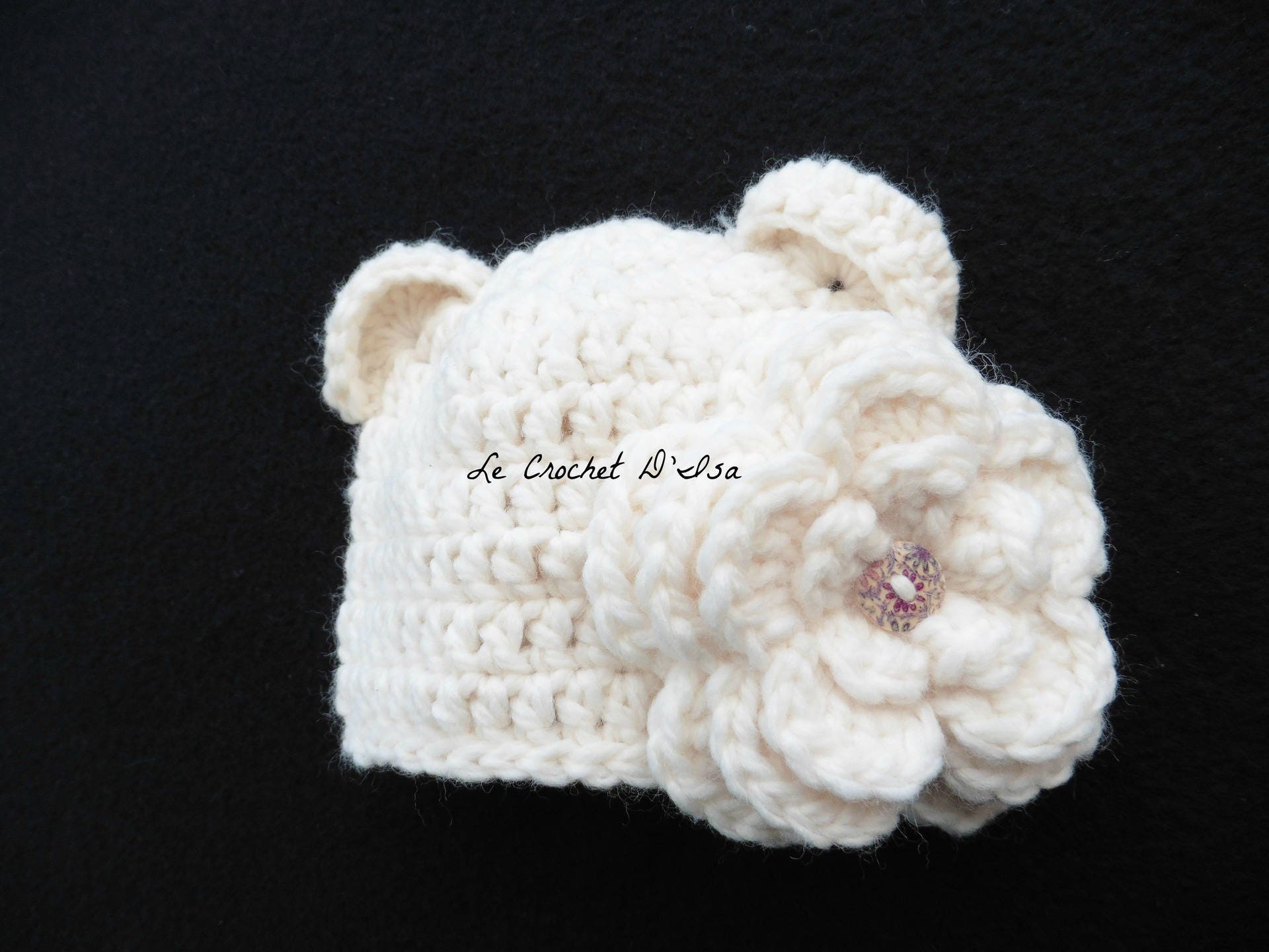 Bonnet Bebe Avec Oreille Etsy France