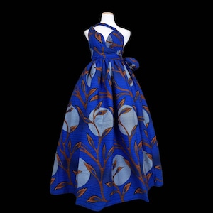 African Dress for Women | Blue Dashiki | African Maxi Dress | Infinity Maxi Dress | Bridesmaids Dresses | African Dress Plus Size | Wedding