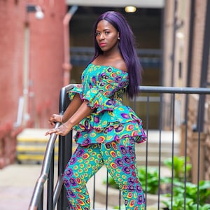 Latest ankara peplum top cheap styles