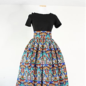 African Maxi Skirt, African Clothing For Women, Ankara Maxi Skirt, African Plus Size Skirt, Maxi Skirt With Pockets, African Gift For Her
