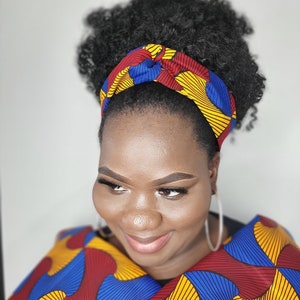 African Headbands for Women | African Print headband | Ankara Band | Twist Headbands | Gift For Her | Boho Hair Accessory  | Head Tie Band