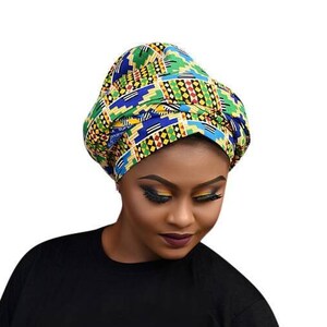 African Head Wraps For Women, Kente