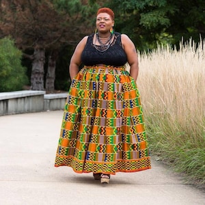 Skater skirt kitenge best sale