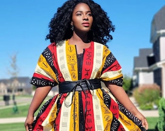 kimono ankara jacket