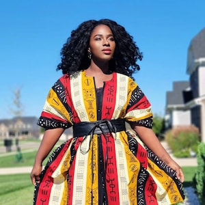 African Print Kimono Plus Size  | Oversized Ankara Jacket | Plus Size Kimono African | African Dress Top | Bohemian Kimono  | Gift for her