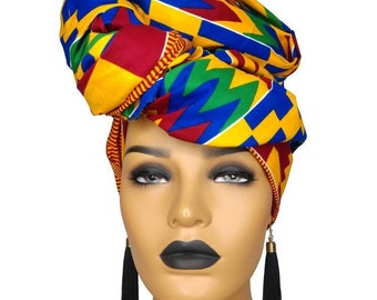 Kente Head Wraps For Women | Ankara Headwrap