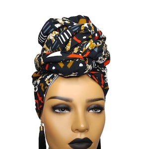 African Head Wrap Black women