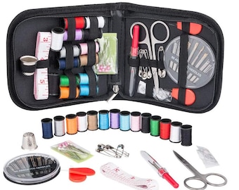 Sewing kits for Adult Mini , Beginner, Emergency, Traveler, DIY supplies, scissors, thimble, thread, tape measure, sewing needle, face mask