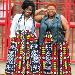 African Maxi Skirt African Skirt Maxi Skirt African Clothing