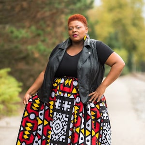 Plus Size African Clothing For Women, African Maxi Skirt, Ankara, Samakaka, Samacaca, Dashiki Dress Plus Size, Tribal, Ethnic, Afrocentric