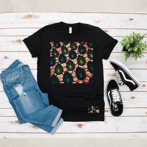 African Tshirt Women Plus Size Available | Bohemian tshirt | African Print Custom Tees for women | Ankara Tshirt Gift for her
