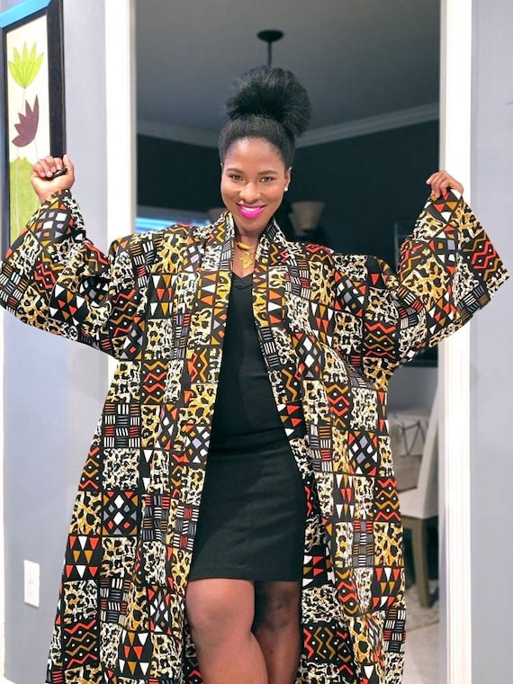 Ankara Kimono Jacket 