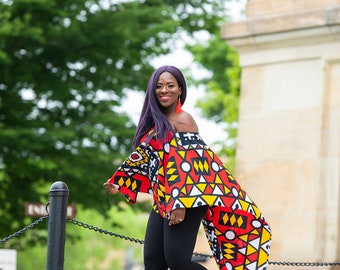 Kitenge high deals low tops