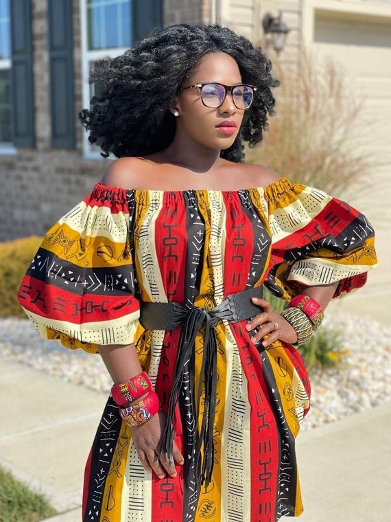 Buy African Dress Women Plus Size Ankara off Dress Online in India - Etsy