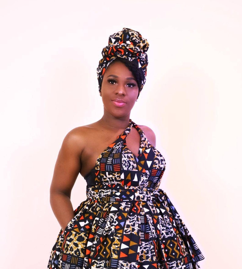 African Infinity Dress African Maxi Dress for Women Ankara - Etsy