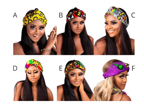 African Print Headband for Women | Ankara Twist Style Head  display picture 2