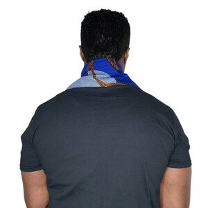 Classic African Men's Scarf | Reversible Men Scarf | African Clothing ...