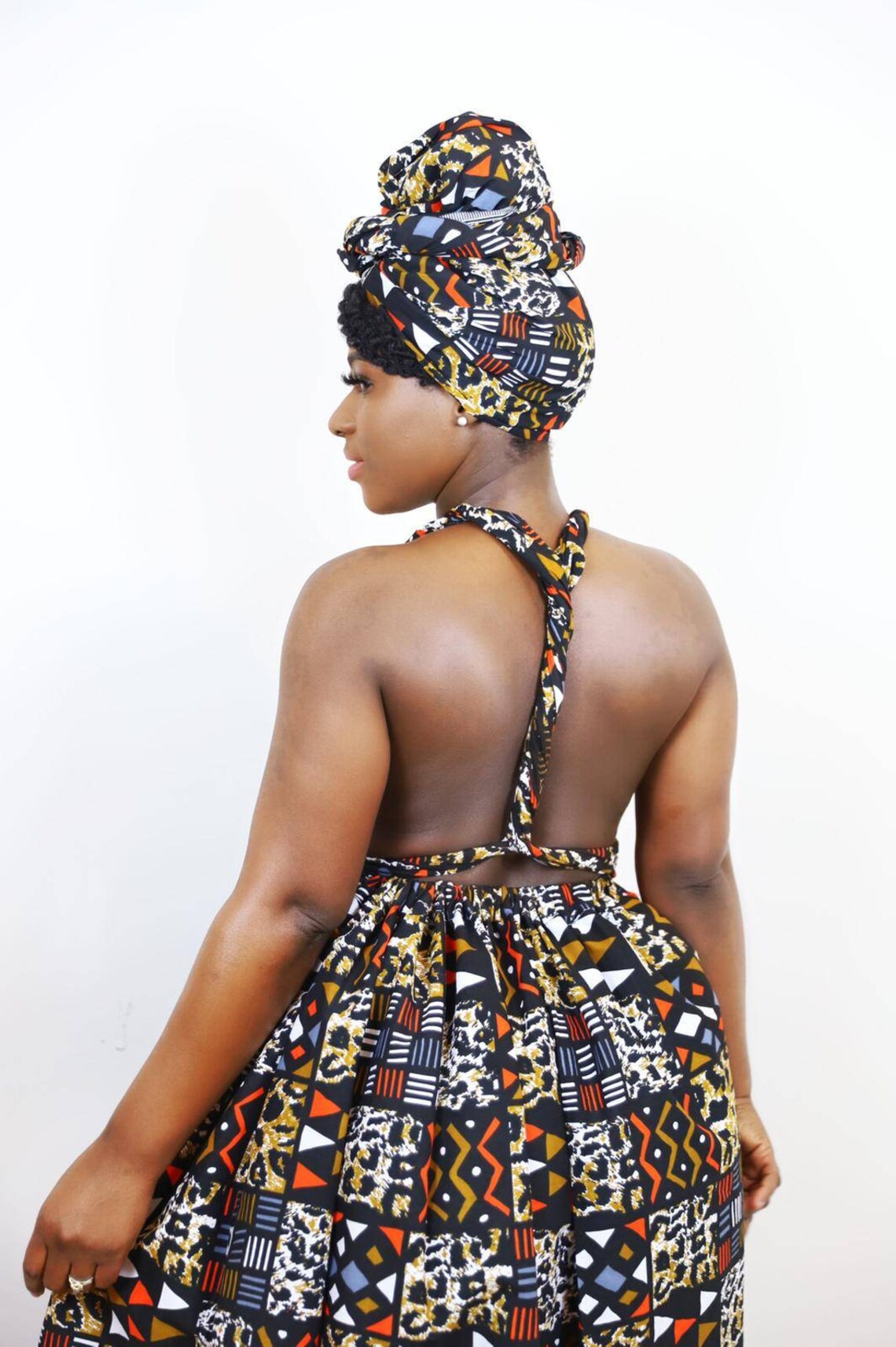 African Infinity Dress African Maxi Dress for Women Ankara Etsy