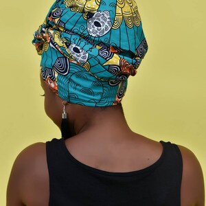 African Head Wraps for Women,peacock African Print, Colorful Ankara ...