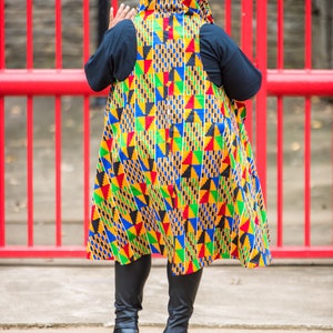 African Clothing For Women Plus Size Top, Ankara Kimono, Black History Month, Wakanda Forever, Kente Dress, Melanin, image 8