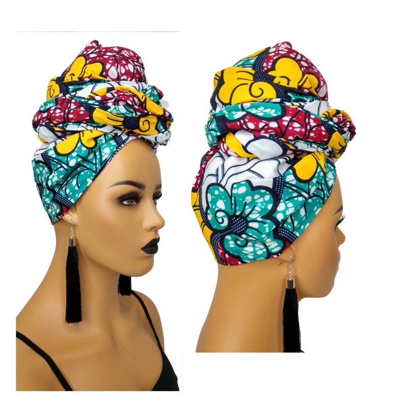 African Head Wraps for Women Etsy