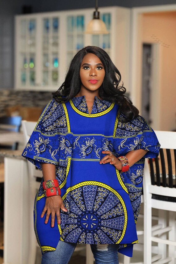 yellow kaftan top