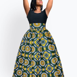 African Clothing For Women, Ankara Maxi Skirt