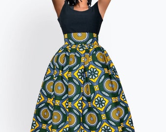 African Clothing For Women, Ankara Maxi Skirt