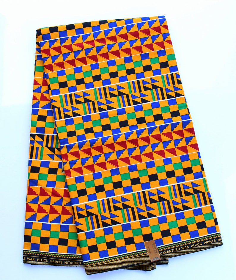 Kente Fabric by the Yard Ankara Fabric African Print Fabric Etsy