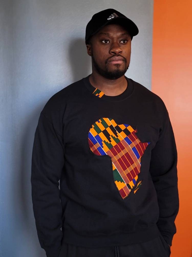 Sweatshirt Africa Map Unisex | Map of Africa Sweatshirt | Ankara ...